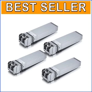10G 850nm Multimode SFP+ Module, Up to 300m - Versatile Compatibility Pack of 4 - Picture 1 of 8