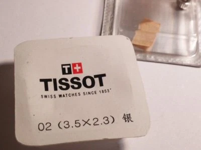 Original Nuevo Tissot S/S (Acero Inoxidable) Corona 3.5mmx2.3mm A Prueba de Polvo, Sellado Foto 1 de 3