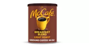 Roast Ground Coffee Breakfast Blend McCafe Light Roast Tasty 100% Arabica Beans - Picture 1 of 8
