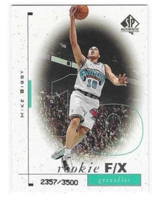 1998-99 SP AUTHENTIC MIKE BIBBY ROOKIE F/X RC #92 GRIZZLIES/KINGS 2357/3500 - Picture 1 of 2