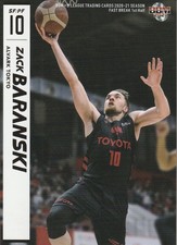 2021 ZACK BARANSKI  #018 BBM B.LEAGUE Card FAST BREAK 2020-21 1st Single 