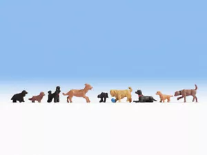 NOCH H0 15719 8 perros + 1 gato - NUEVO + OVP - Imagen 1 de 1