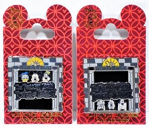 Disney Tower Of Terror Service Elevator Mickey Donald Goofy Slider 3D Pin RARE. - Picture 1 of 1