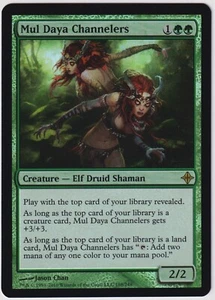 MTG Foil 1X Mul Daya Channelers X1 Rise of the Eldrazi NM - Foto 1 di 1