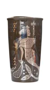 Starbucks Double Wall Silver Siren Tumbler 12oz 2017 New Fast Ship - Picture 1 of 5
