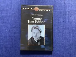 YOUNG TOM EDISON (DVD B&W) Mickey Rooney - Like New Region 1 Archive Collection - Picture 1 of 2