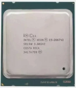 Intel Xeon E5-2667 v2 8-core SR19W 3.3GHz 4.0GHz LGA2011 CPU processor 2667V2 - Picture 1 of 2