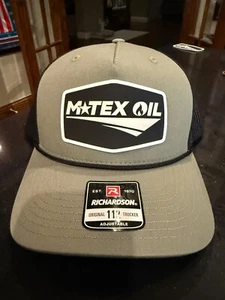 MTex Oil Trucker Hat Louden / Black / Rope Richardson 112 Silicone Patch - Bild 1 von 3