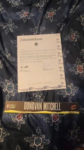 Donovan Mitchell 2023 NBA All Star Game Used Locker Room Nameplate Cavaliers - Picture 1 of 10