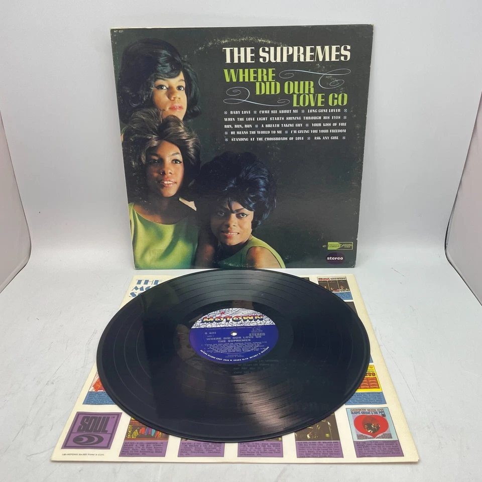 The Supremes ‎Where Did Our Love Go? Vinyl LP US 1964 Stereo Press VG+/VG+ - Image 1 of 2