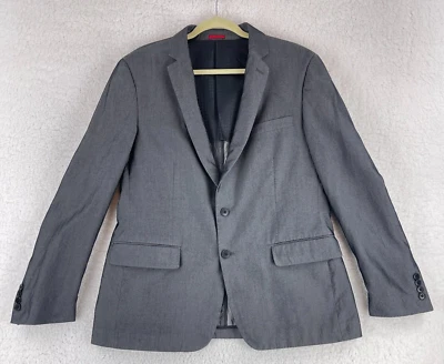 John Varvatos Dwell Blazer Jacket Mens Size 42R Gray Cotton Rayon Work Party - Image 1 of 4