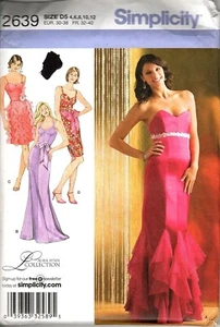 Simplicity 2639 Misses 4 to 12 Special Occasion Dress Uncut Sewing Pattern - Picture 1 of 2