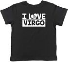I Love Virgo Zodiac Childrens Kids T Shirt Boys Girls