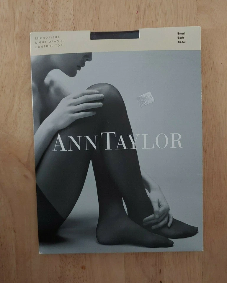 Meia-calça Ann Taylor microfibra leve controle opaco casca (marrom) tamanho pequeno - Imagem 1 de 1