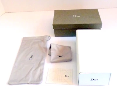 Dior Sunglasses Glasses Case Hardcover with Pouch & Cloth New - Image 1 of 4