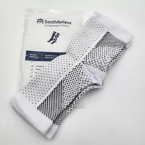 Calze a compressione Soothe Relieve Medium bianche tecnologia zona di compressione - Foto 1 di 5