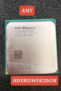 HDXB55WFK2DGM AMD Phenom II X2 B55 3.0GHz Dual Core Socket AM3 CPU Processor - Picture 1 of 2