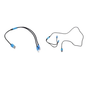 USB A To Double Type C Splitter Cable With 480Mbps Data Transfer 80W Charging - Picture 1 of 10