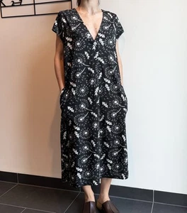 Gudrun Sjoden Sommer Midikleid Pusteblumen Bio Baumwolle Größe M - Bild 1 von 10