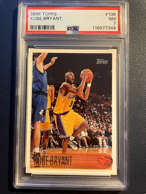 Topps Kobe Bryant #138 1996 PSA 7 Foto 1 de 2