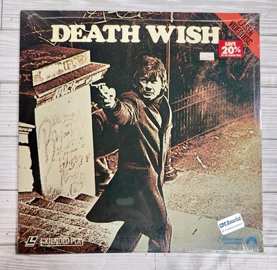 Death Wish (1974) Laserdisc Movie - Charles Bronson - New/Sealed - H2 - Image 1 of 4