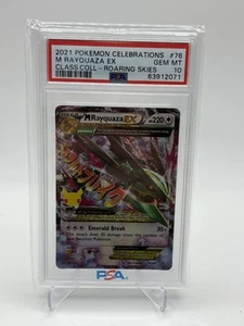 2021 Pokemon Celebrations Mega M Rayquaza EX #76/108 PSA 10 Classic Collection - Bild 1 von 2