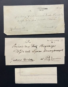1815-32 Prussia Poland Covers Unfranked The Grand Duchy of Posen Gniewowo H/S - Picture 1 of 2