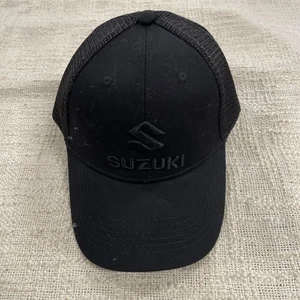 Suzuki Logo schwarz Mesh verstellbar Snapback Cap Mütze  - Bild 1 von 5