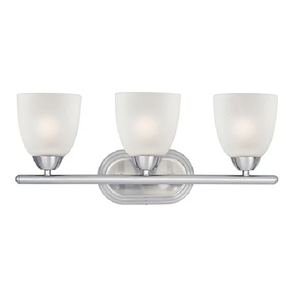 Maxim Lighting 11313FTSN Axis 3-Light Bath Vanity in Satin Nickel Finish - Image 1 of 1