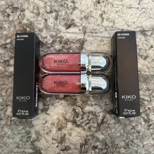 Lotto di 2 - KIKO MILANO 3D HYDRA LIPGLOSS - #17 - 6,5 ml. / 0,21 FL. OZ. - Foto 1 di 6