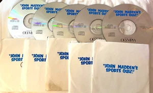 5 CD'S (70 MINI SHOWS) JOHN MADDEN SPORTS QUIZ - Foto 1 di 3