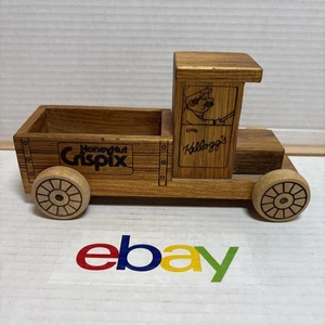 Vintage 1986 Kellogg’s Honey Nut Crispix Holz Werbung LKW Logomobile USA ** - Bild 1 von 6