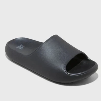 Sandalias para mujer Wild Fable Slides talla 9 Robbie Slide negras nuevas con etiquetas Foto 1 de 4