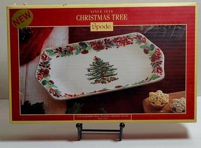 Spode Christmas Tree 2023 Annual Dessert Tray Dishwasher - Microwave Safe - Image 1 of 4