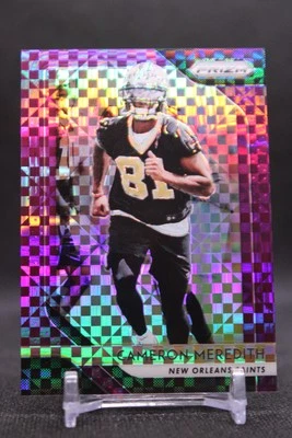 Cameron Meredith #67 2018 Panini Prizm Prizm Purple Power Saints SN/49 - Image 1 of 2
