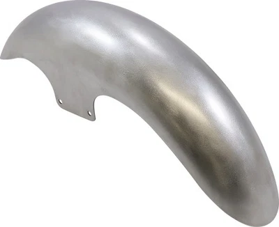 Paul Yaffe Cafe Front Fender for OEM Wheel - Chrome Adapters - 19in. Motorcycle - Image 1 of 4