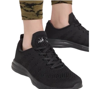 APL Women's TechLoom Pro Knit Running Shoes Black US Size 9.5 - Picture 1 of 7