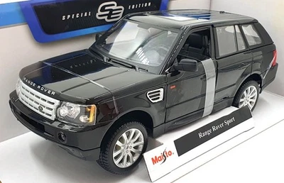 Maisto 1/18 Scale Diecast 46629 - Range Rover Sport - Black - Image 1 of 4