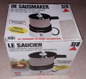 SAUCIER  SEB  GRANDE CAPACITE 1 LITRE PARFAIT FONCTIONNEMENT EN BOITE - Imagen 1 de 5