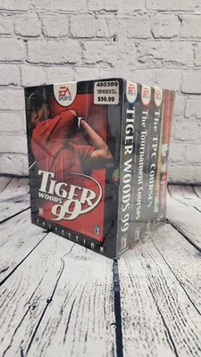 Tiger Woods 99 PGA Tour Golf EA Sports Windows 95/98 PC Video Game - Brand New! - Image 1 of 4