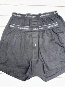Lot of 2 Calvin Klein Knit Loose Boxers Shorts Size Medium NB4005 - Picture 1 of 1