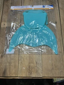 Damen Kinder Mädchen Meerjungfrau Schwanz Tauchen Monoflosse Schwimmen Flipper türkis verstellbar - Bild 1 von 3