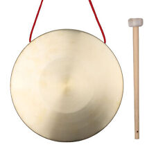 22cm Hand Gong Cymbals Brass Copper Chapel Opera with Round  Hammer C4J7