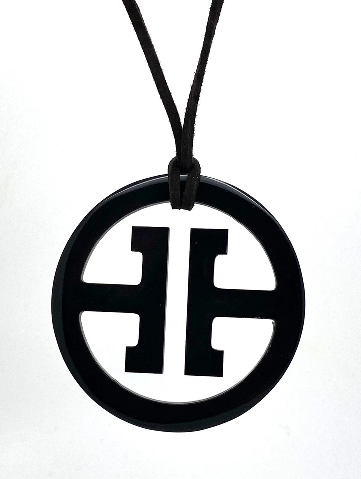 Horn Büffelhorn Anhänger Kette Hornanhänger schwarz Design handmade NEU - Bild 1 von 1