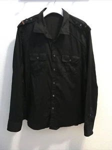 Gucci Herren Hemd mit Pattentaschen Knopfleiste Langarm Schwarz Größe 47/18,5 - Bild 1 von 7