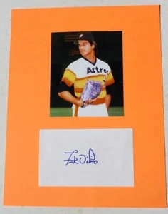 Frank Dipino Houston Astros Baseball Hand Signed Autographed 3X5 Card Photo Set - Picture 1 of 1