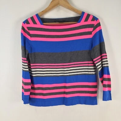 Marc Jacobs Mujer Top Talla S Multicolor Rayas Manga Larga Rayón Mezcla 098343 Foto 1 de 4