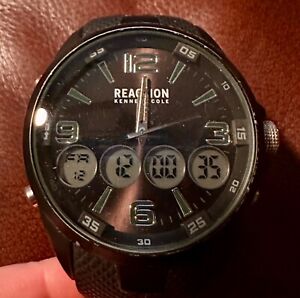 Kenneth Cole reaction black digital and analog