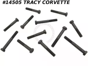 1956-1980 Corvette Exhaust Manifold Bolt Set 283 327 350 12 Pieces - Foto 1 di 1
