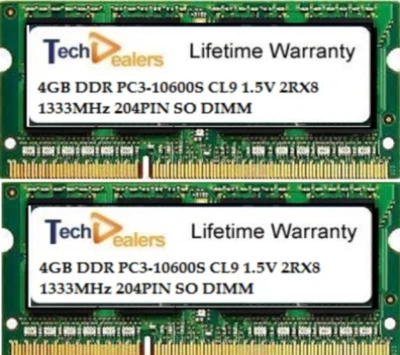 8GB (2X4GB) MEMORY FOR HP PROBOOK 4310S 4320S 4420S 4520S 4525S 4720S 5310M - Image 1 of 3